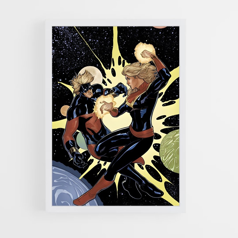ap-captain marvel-7 cadre Blanc