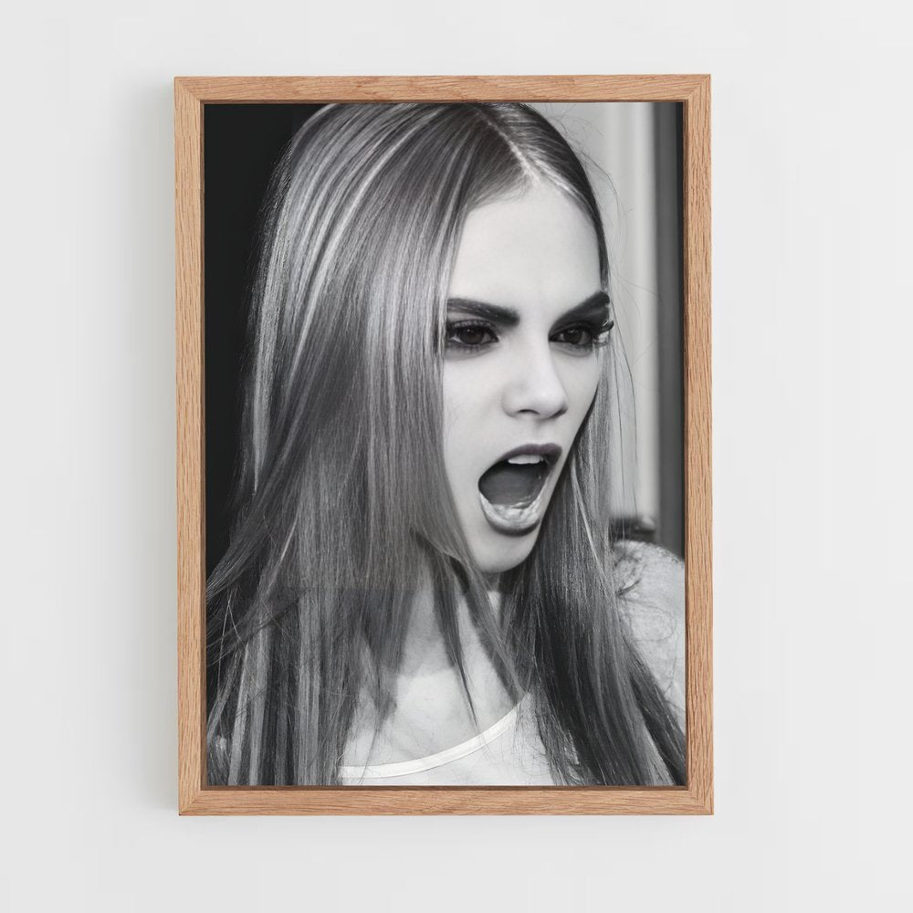 ap-cara delevingne-2 cadre Bois clair