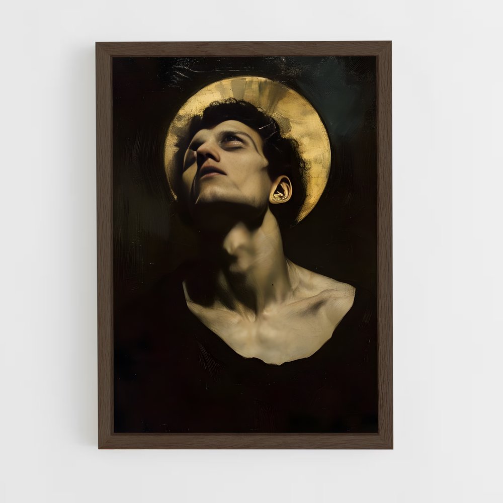 ap-caravaggio-3 cadre Bois foncé