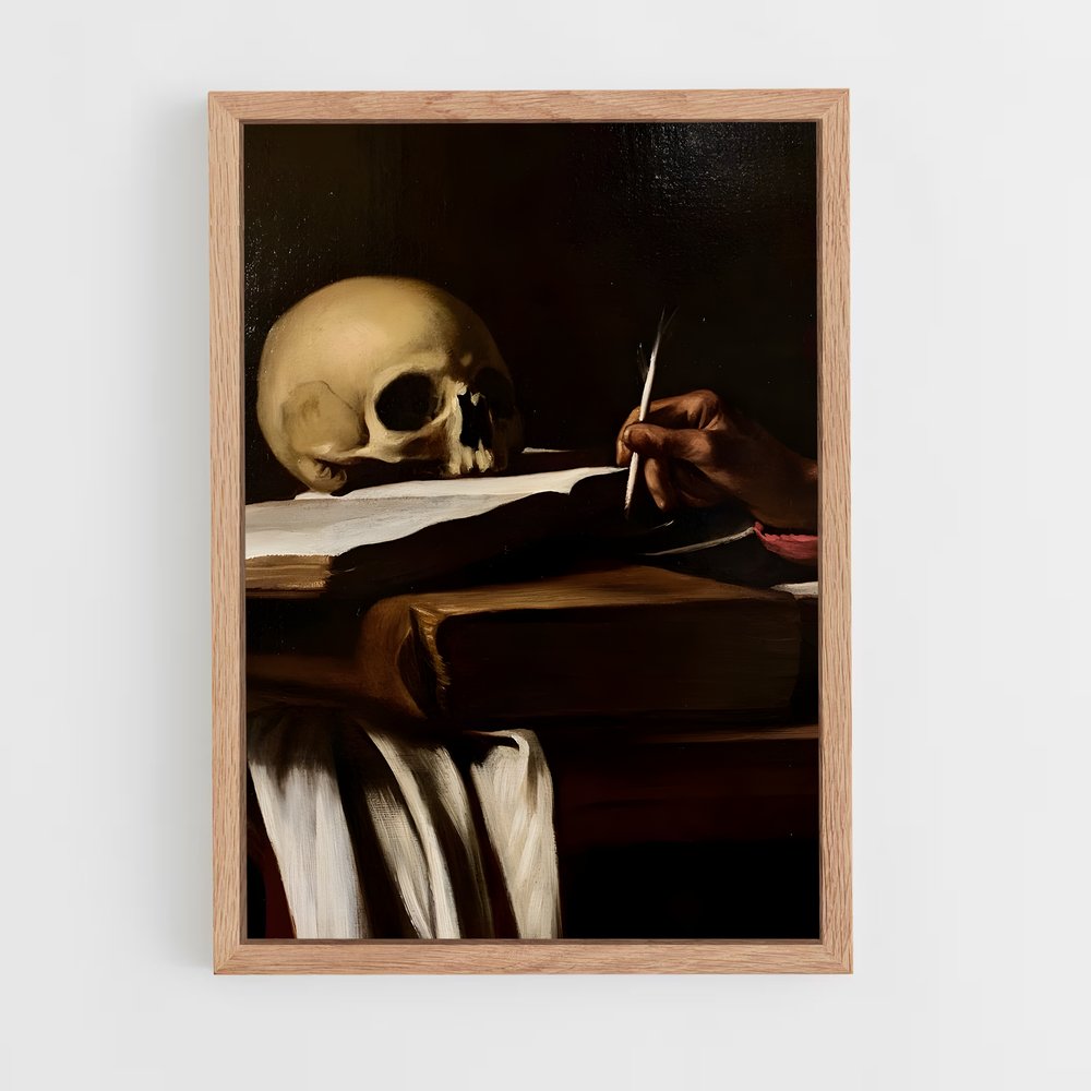 ap-caravaggio-4 cadre Bois clair