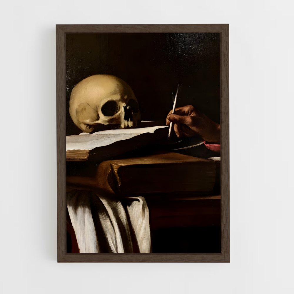 ap-caravaggio-4 cadre Bois foncé