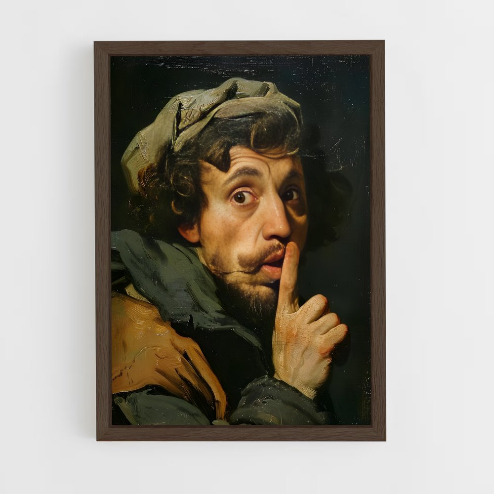 ap-caravaggio-5 cadre Bois foncé