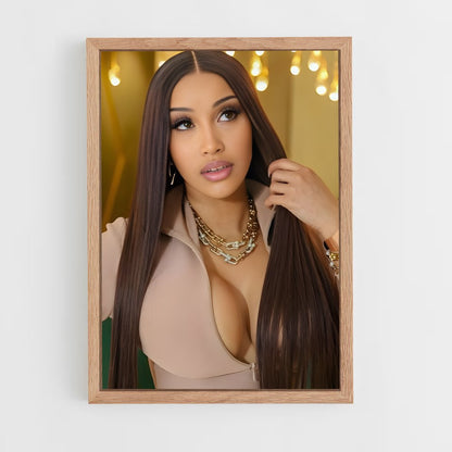 ap-cardi b-4 cadre Bois clair