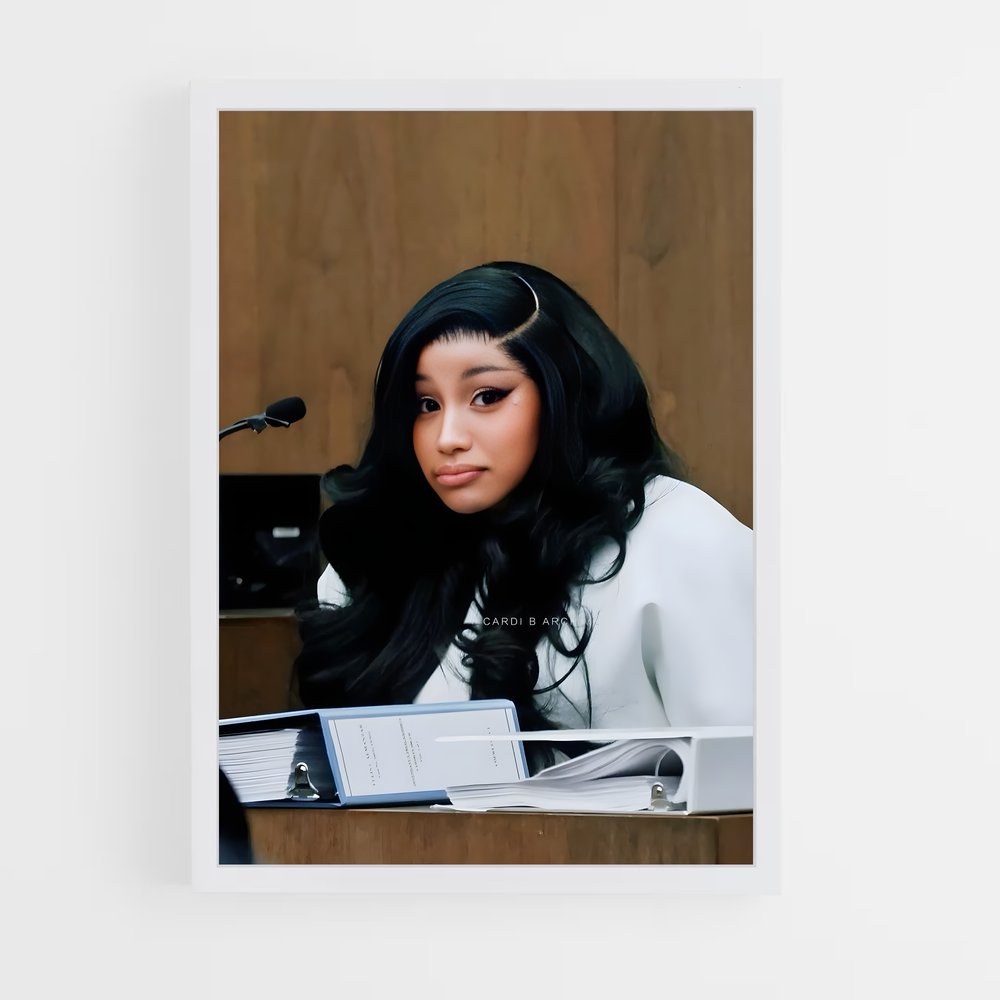 ap-cardi b-6 cadre Blanc