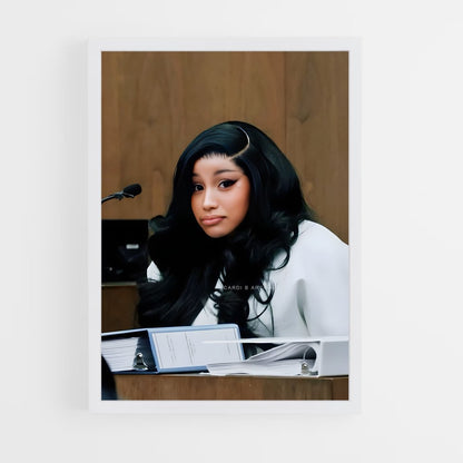 ap-cardi b-6 cadre Blanc