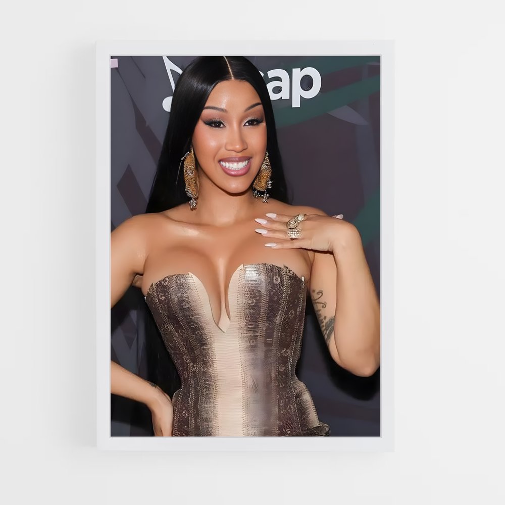 ap-cardi b-7 cadre Blanc