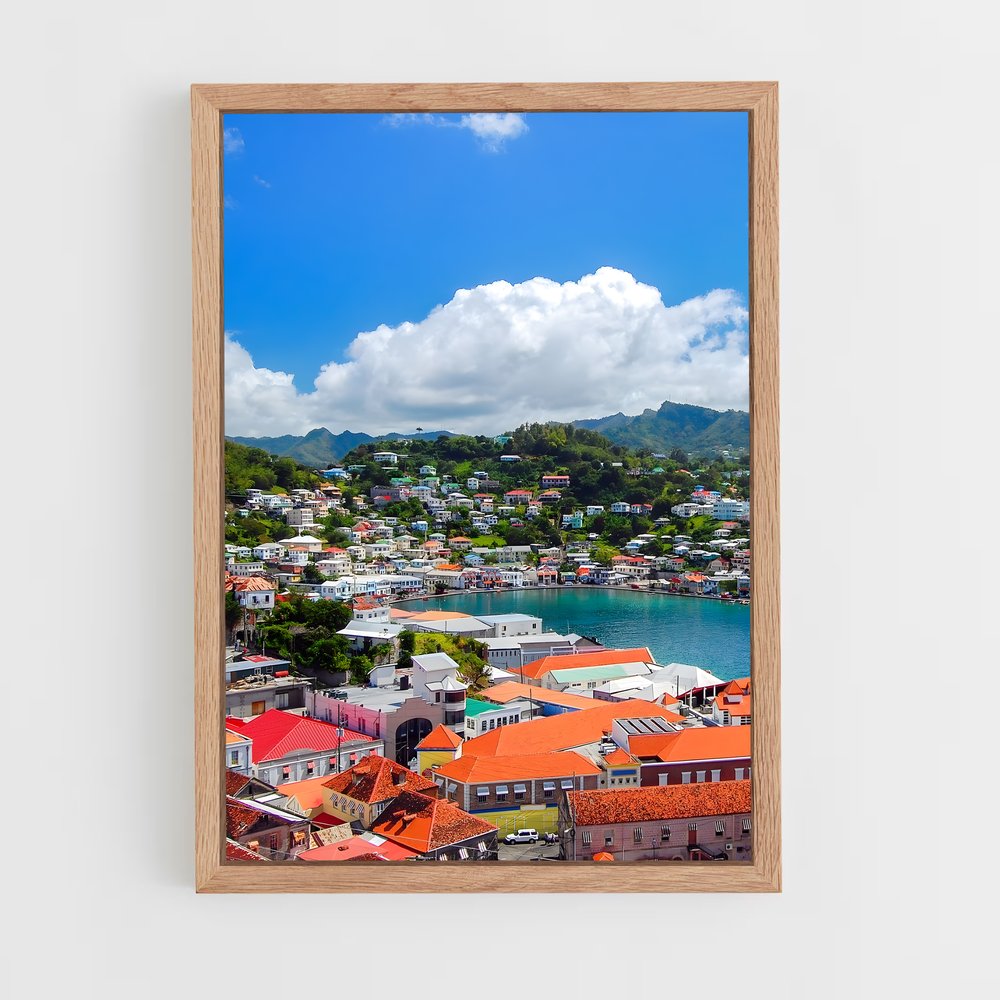 ap-caribbean-3 cadre Bois clair