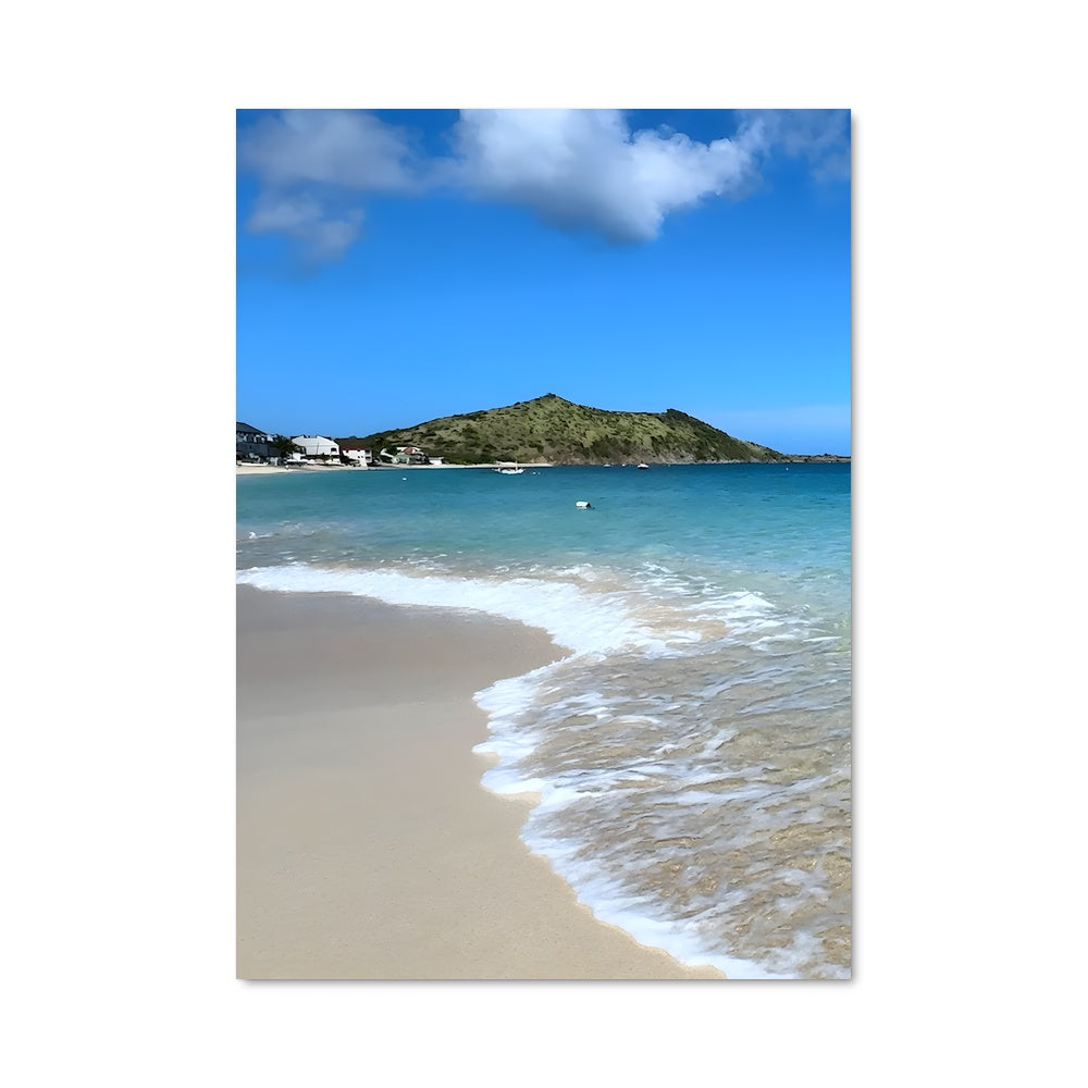 Poster Caribbean beach 94420