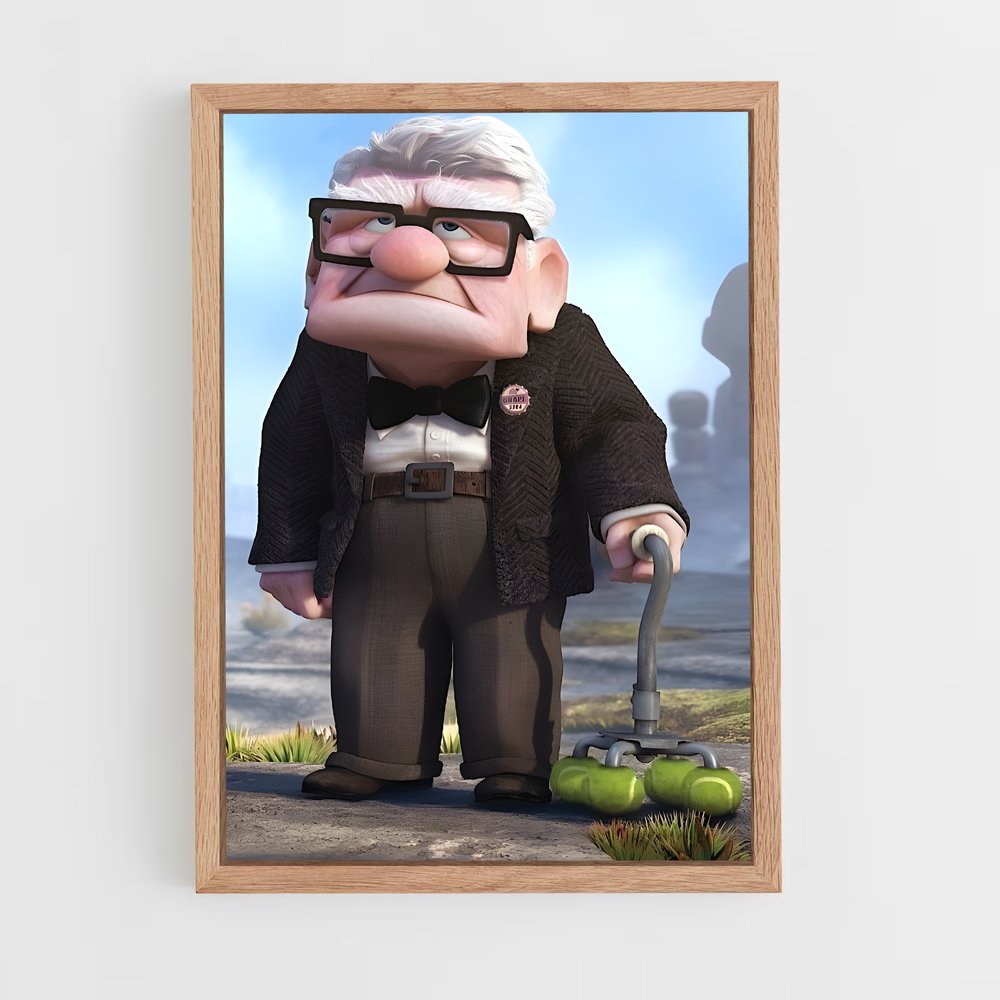 ap-carl fredricksen-3 cadre Bois clair
