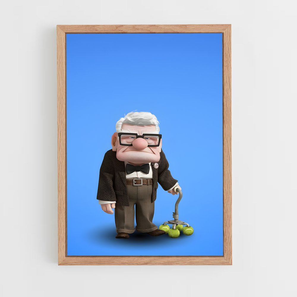ap-carl fredricksen-4 cadre Bois clair