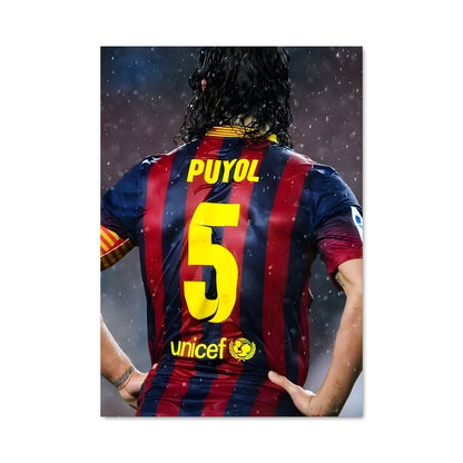 Poster Puyol sous la Pluie