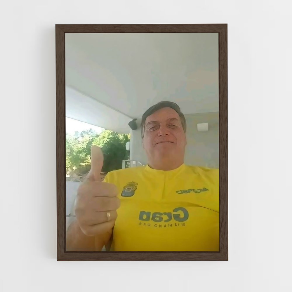 ap-carlos bolsonaro-3 cadre Bois foncé