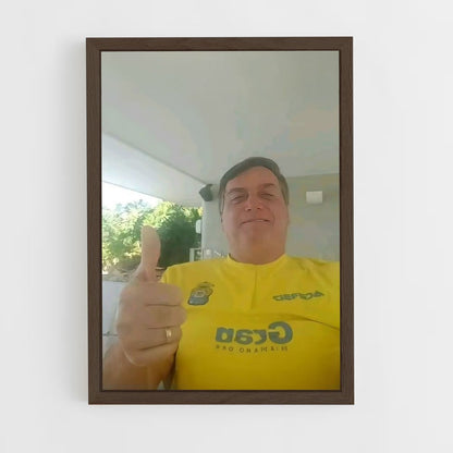 ap-carlos bolsonaro-3 cadre Bois foncé