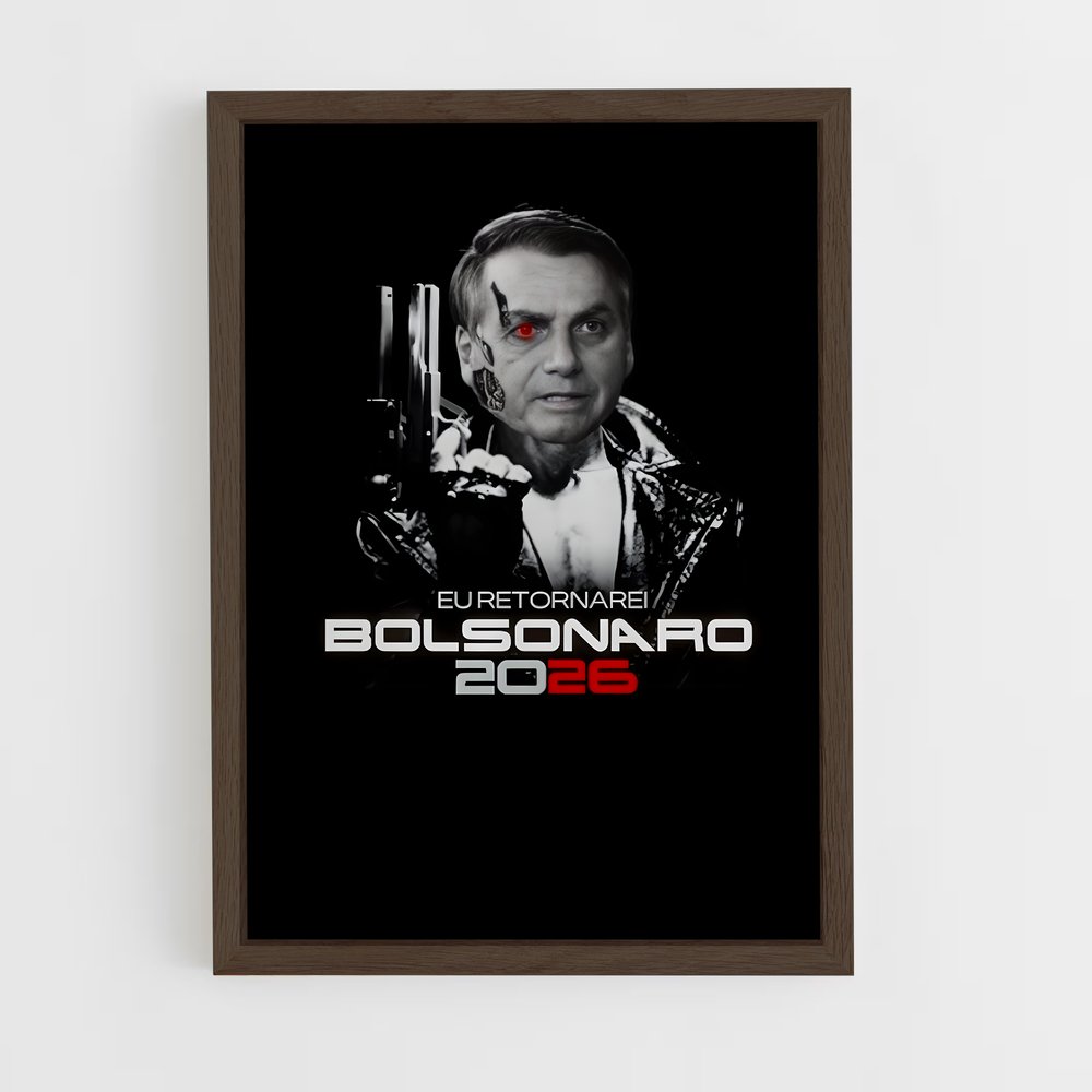 ap-carlos bolsonaro-5 cadre Bois foncé