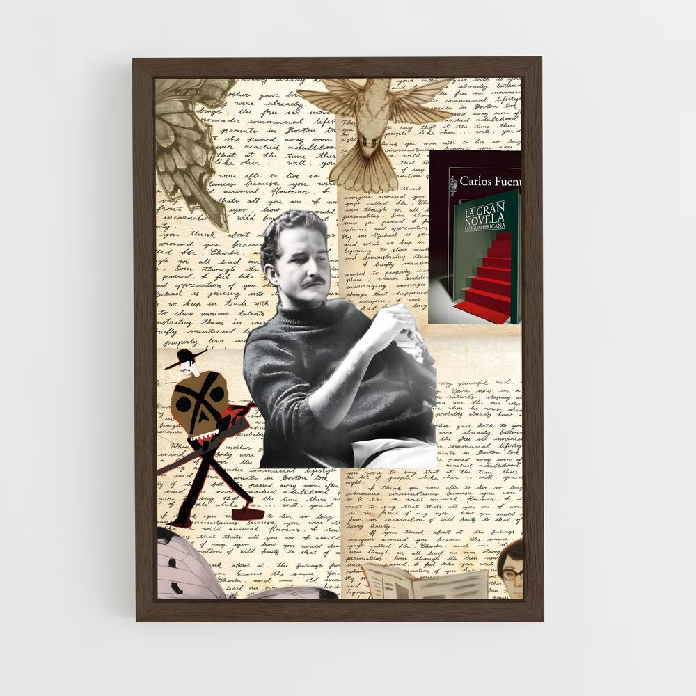 ap-carlos fuentes-2 cadre Bois foncé