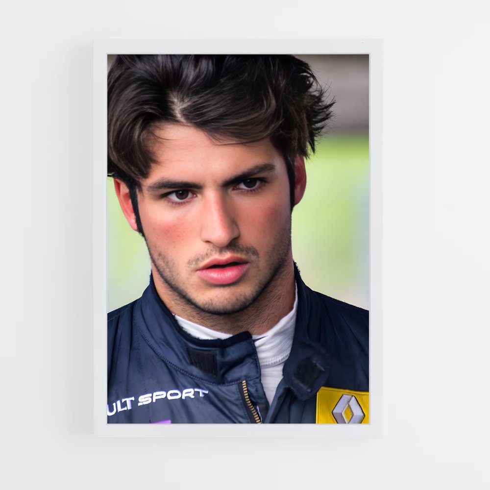 ap-carlos sainz-6 cadre Blanc