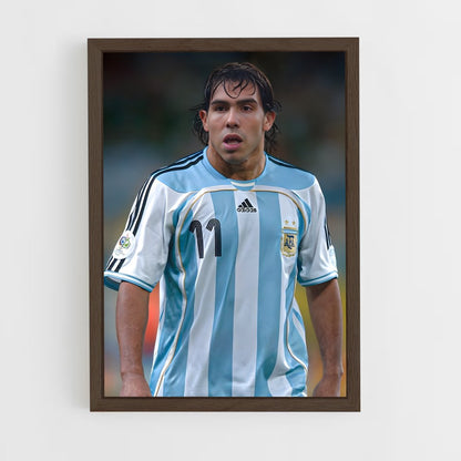 ap-carlos tevez-1 cadre Bois foncé