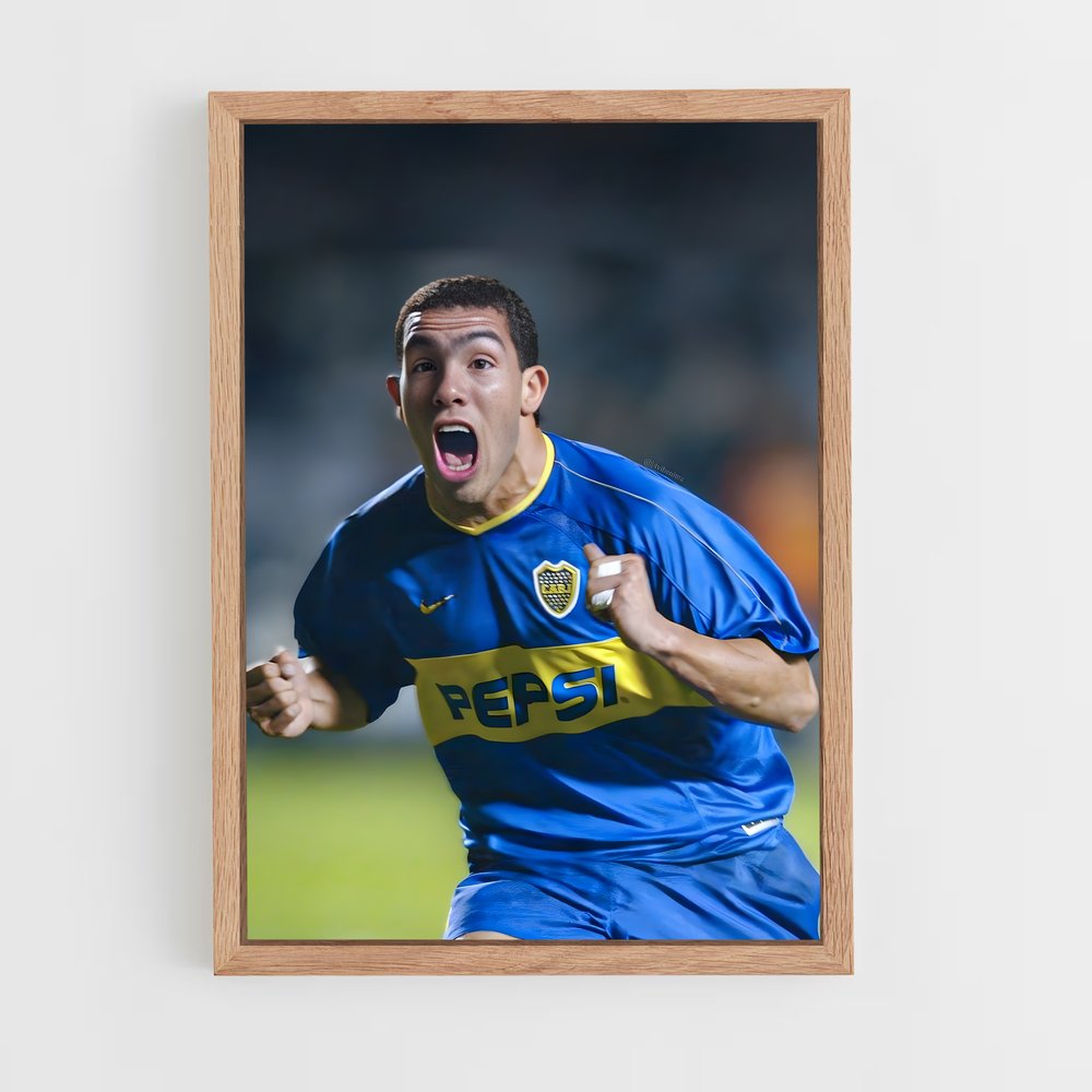ap-carlos tevez-2 cadre Bois clair