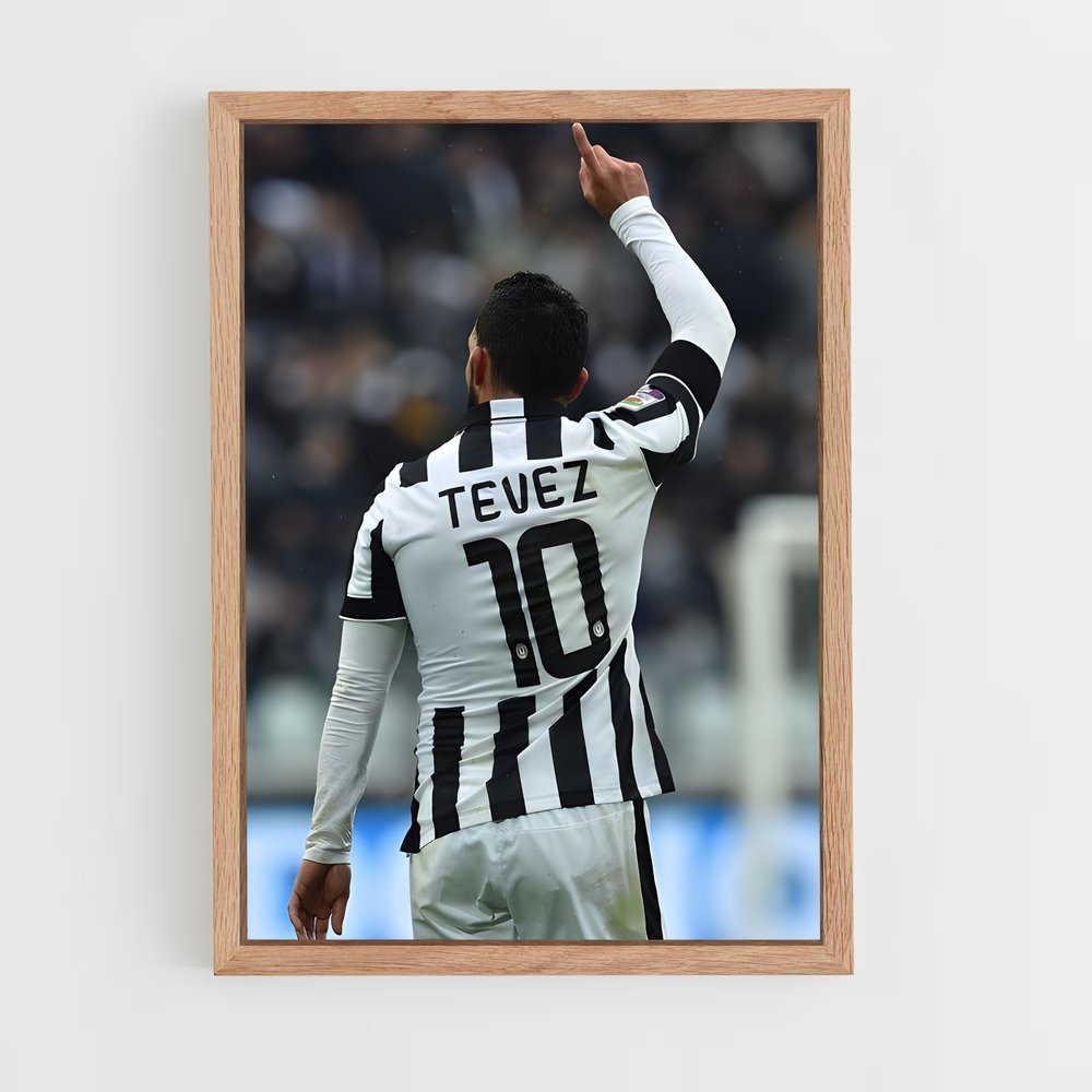 ap-carlos tevez-5 cadre Bois clair