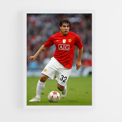 ap-carlos tevez-7 cadre Blanc