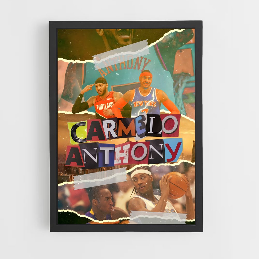 ap-carmelo anthony-11 cadre Noir