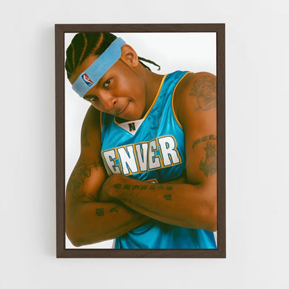 ap-carmelo anthony-3 cadre Bois foncé