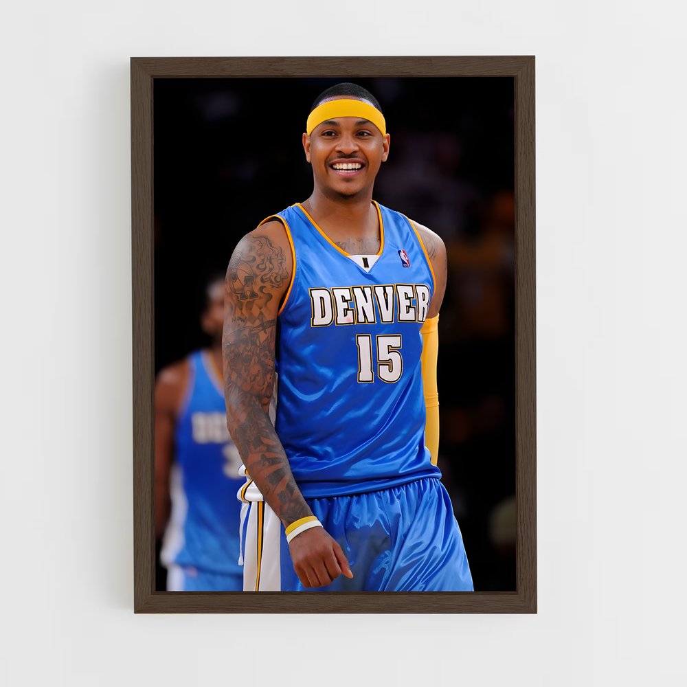 ap-carmelo anthony-6 cadre Bois foncé