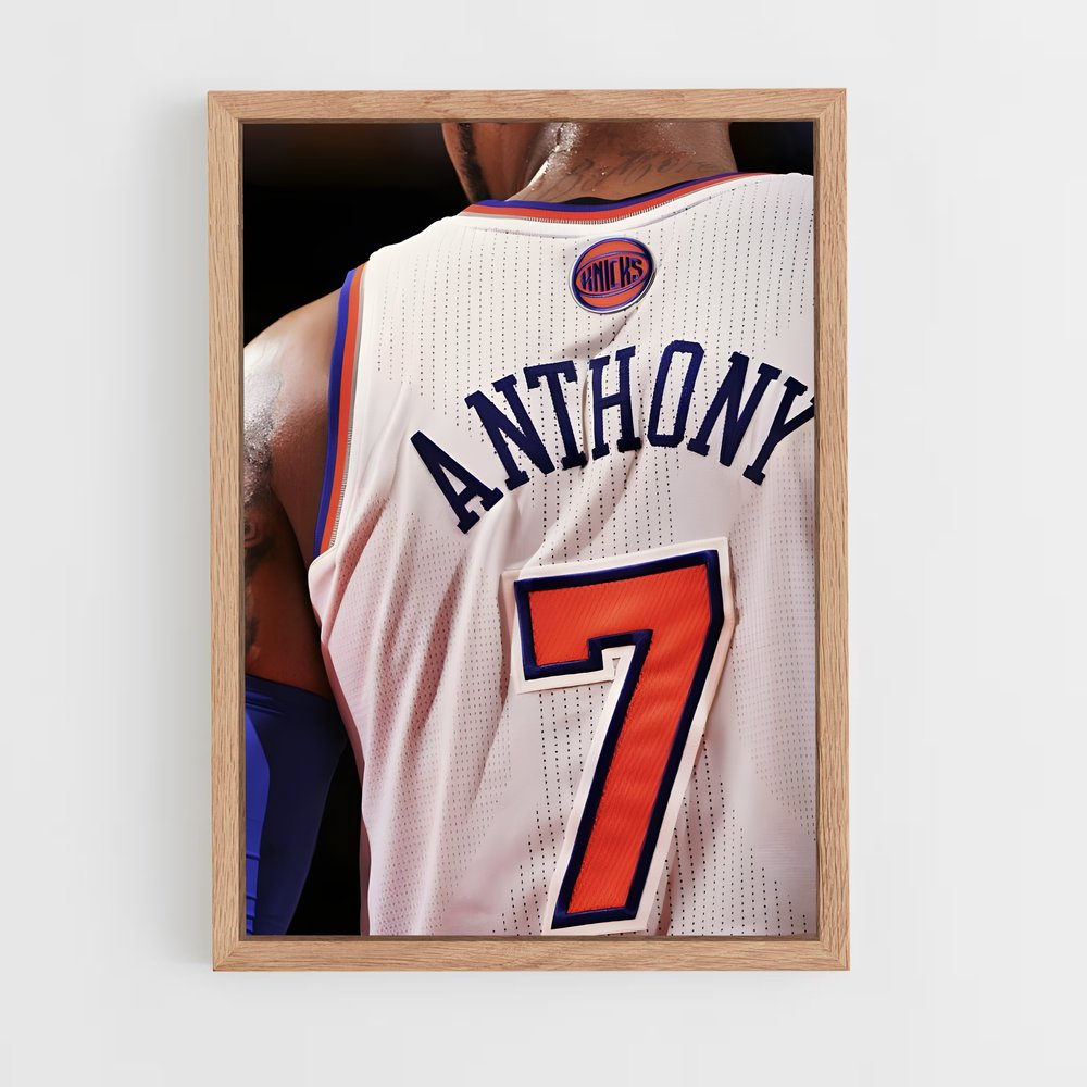 ap-carmelo anthony-7 cadre Bois clair