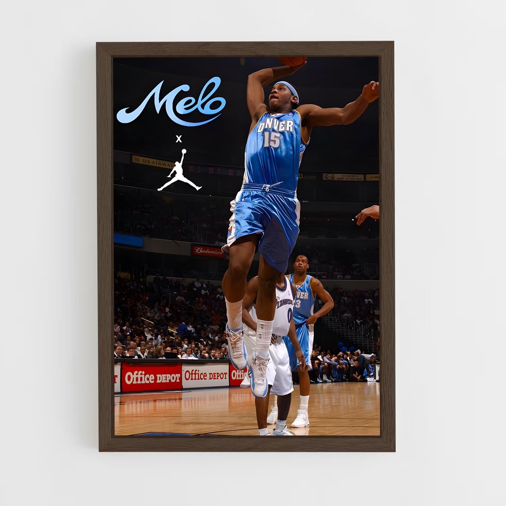 ap-carmelo anthony-8 cadre Bois foncé