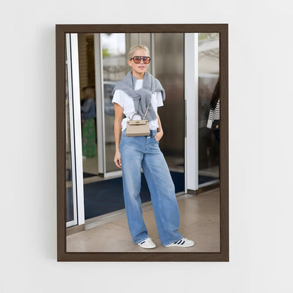 ap-caro daur-3 cadre Bois foncé