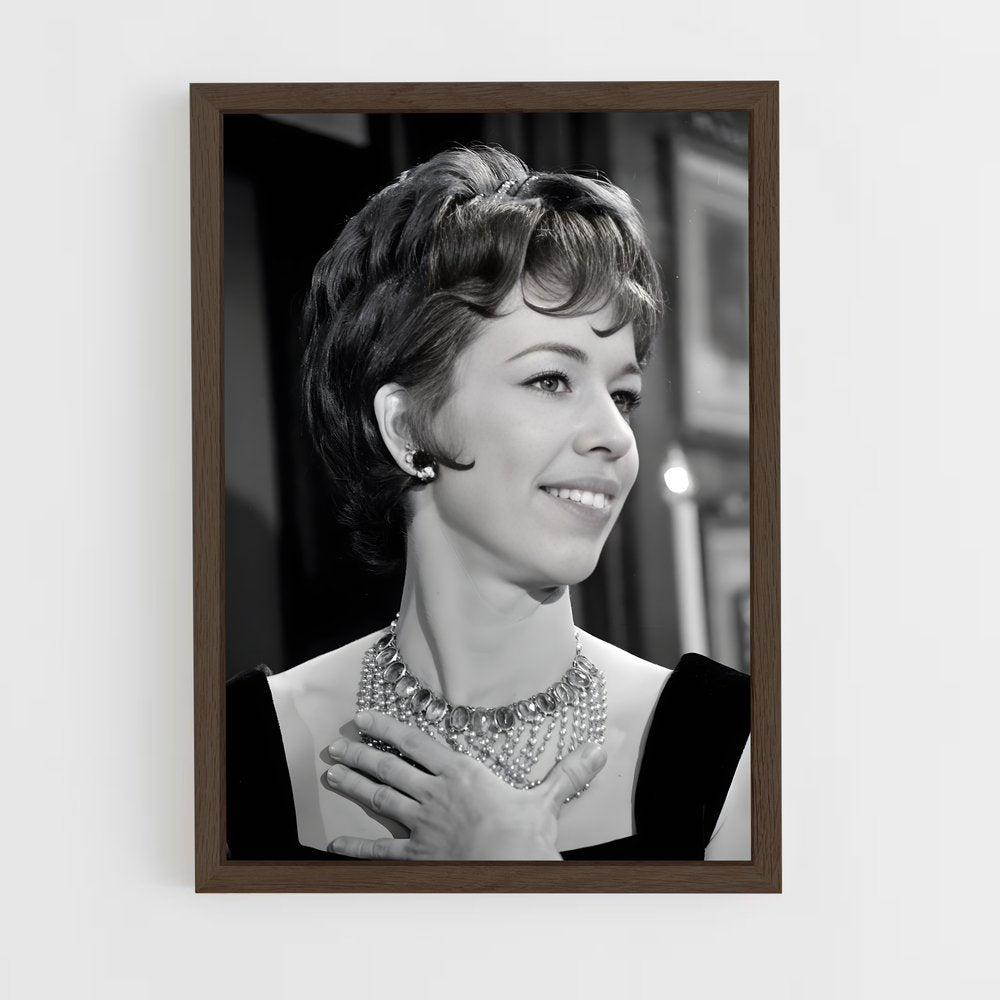 ap-carol burnett-5 cadre Bois foncé