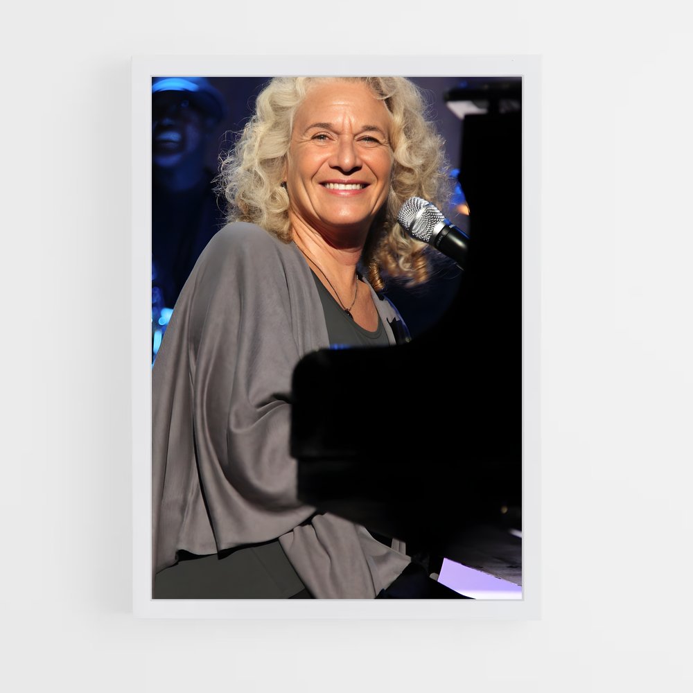 ap-carole king-1 cadre Blanc