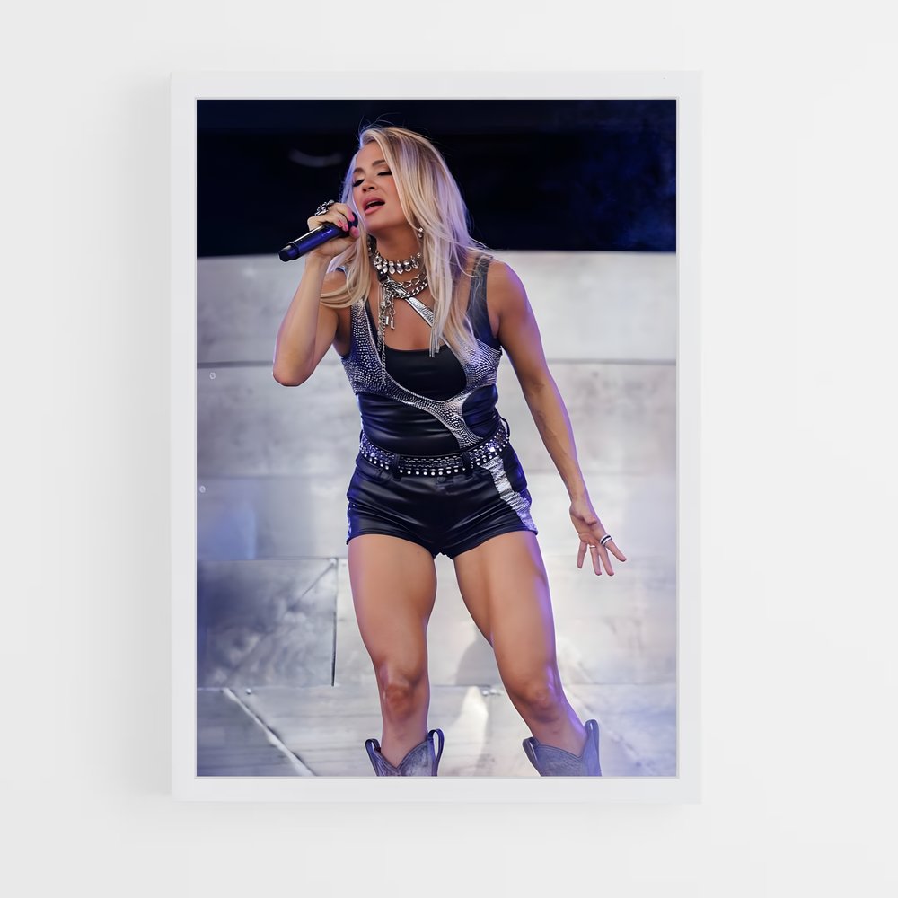 ap-carrie underwood-6 cadre Blanc