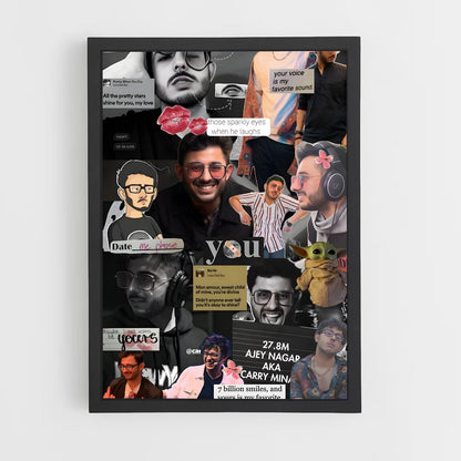 ap-carryminati-1 cadre Noir