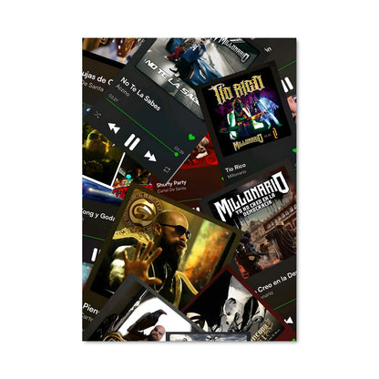 Poster Cartel de santa 53207