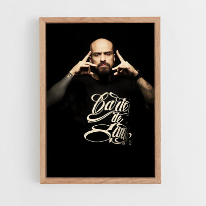ap-cartel de santa-1 cadre Bois clair