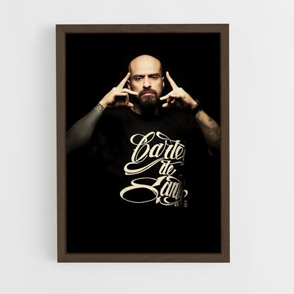 ap-cartel de santa-1 cadre Bois foncé