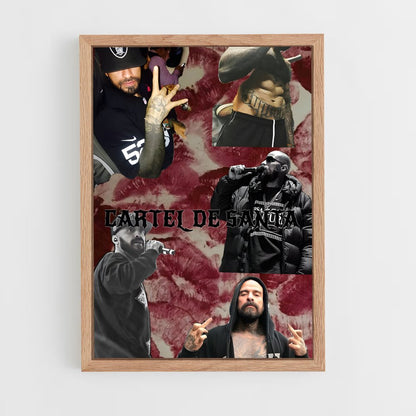 ap-cartel de santa-7 cadre Bois clair