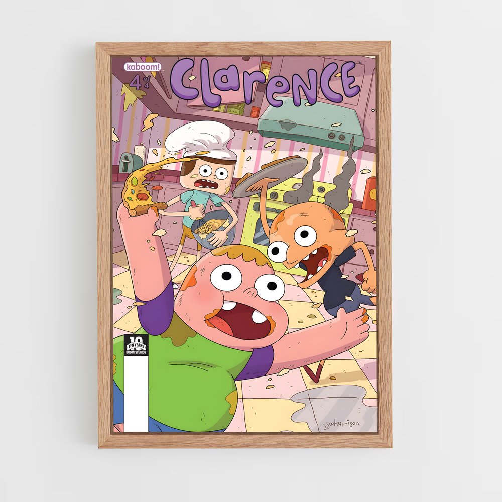 ap-cartoon network-7 cadre Bois clair