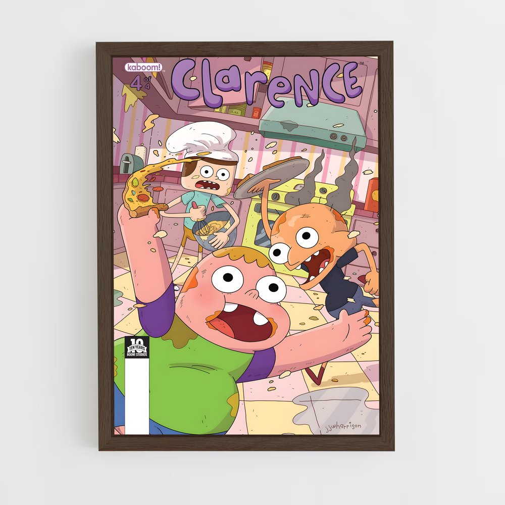 ap-cartoon network-7 cadre Bois foncé