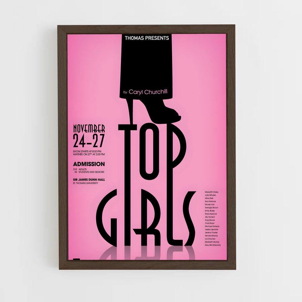 ap-caryl churchill-3 cadre Bois foncé