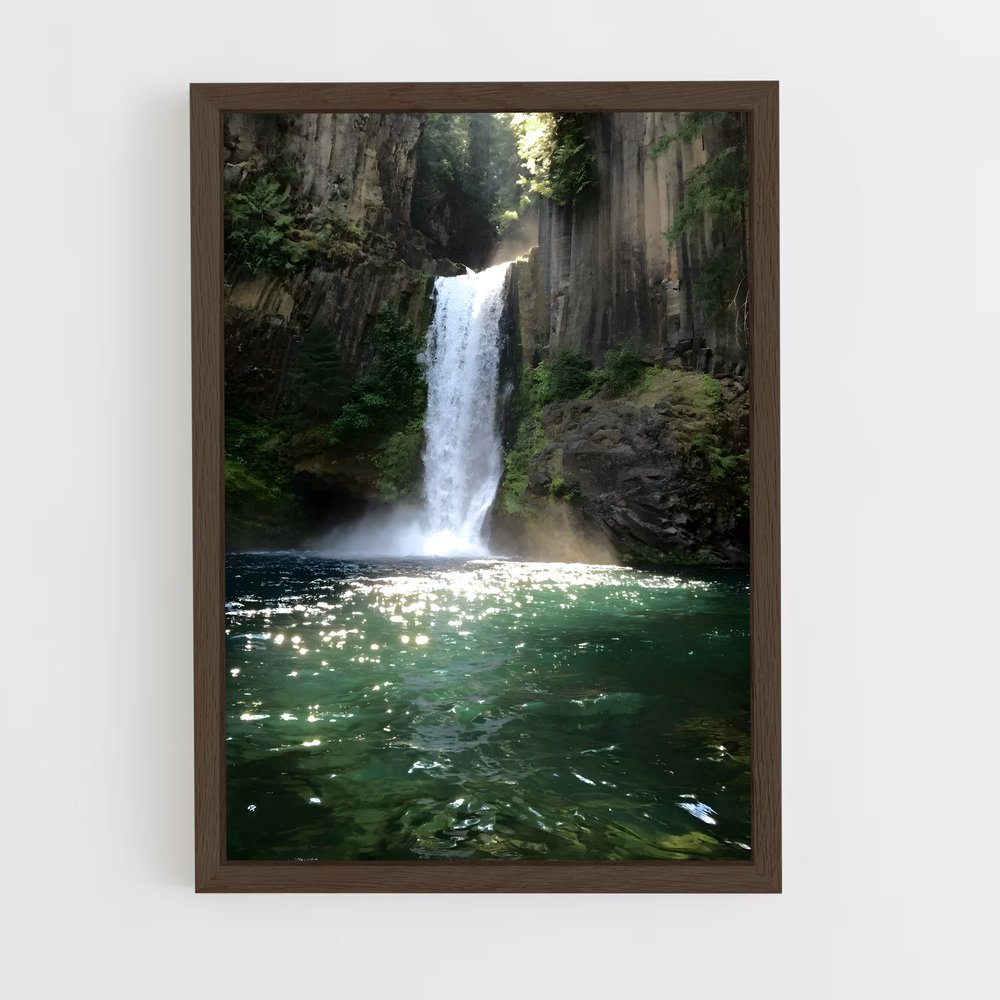 ap-cascade-8 cadre Bois foncé