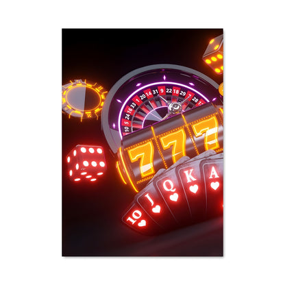 Poster Neon Jackpot