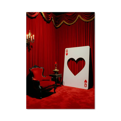 Poster Rideau Rouge