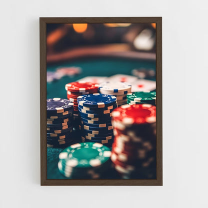 ap-casino chips-10 cadre Bois foncé