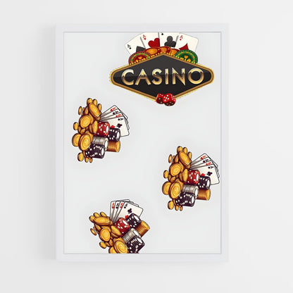ap-casino chips-13 cadre Blanc