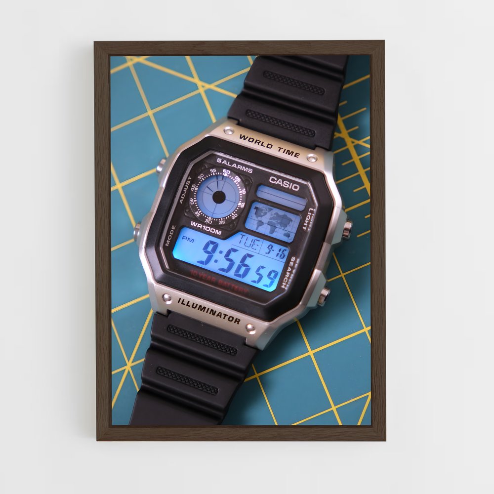 ap-casio-2 cadre Bois foncé