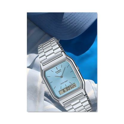 Poster Blue Timepiece