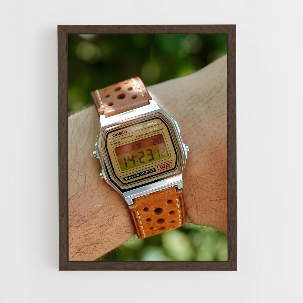 ap-casio-5 cadre Bois foncé