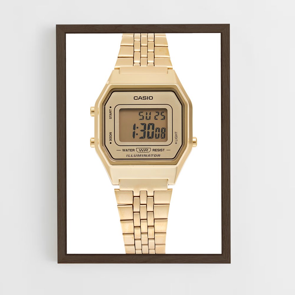 ap-casio-6 cadre Bois foncé